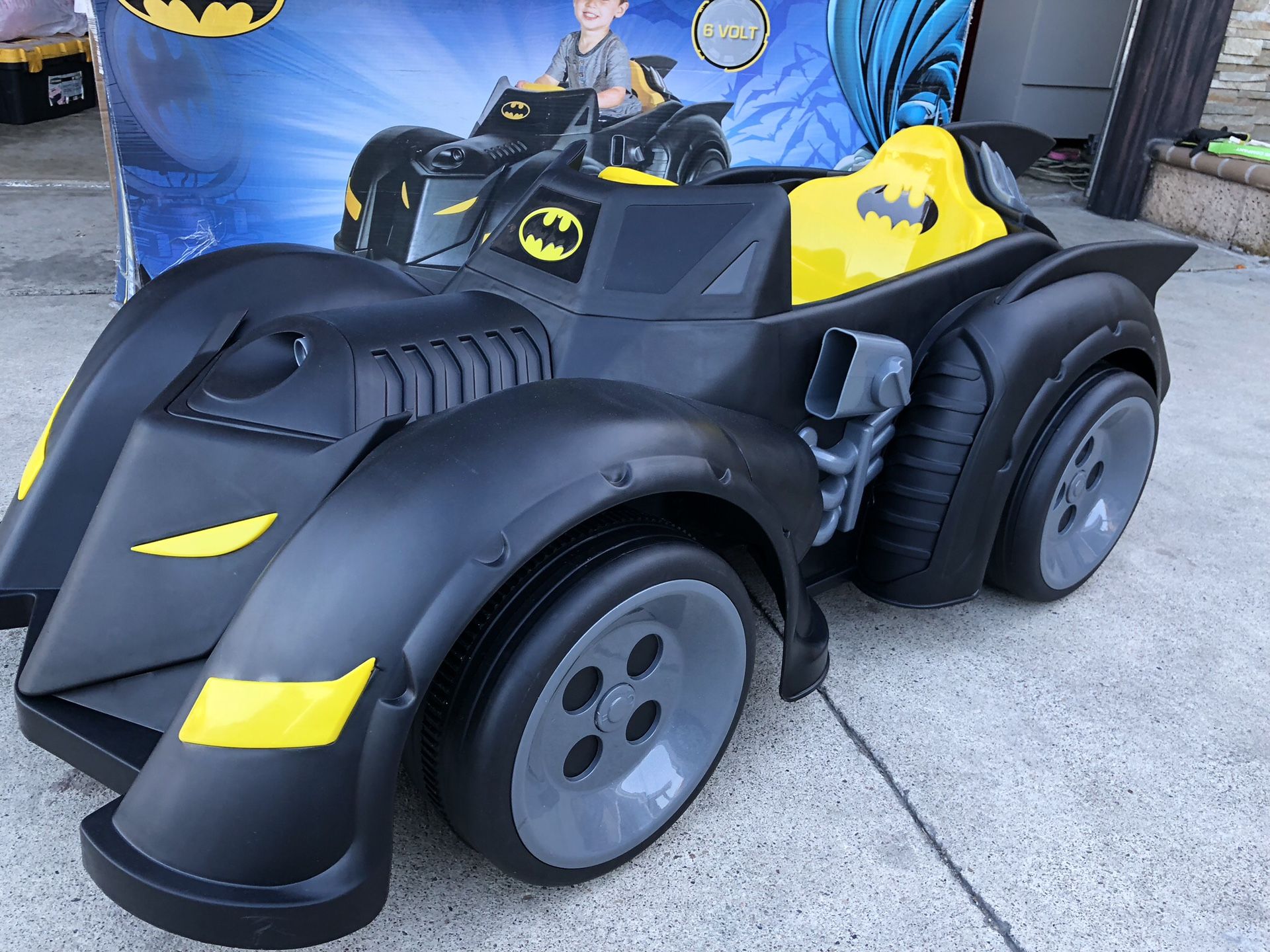 Batman power 2024 wheels car