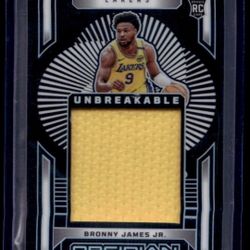 Bronny James Jersey Card