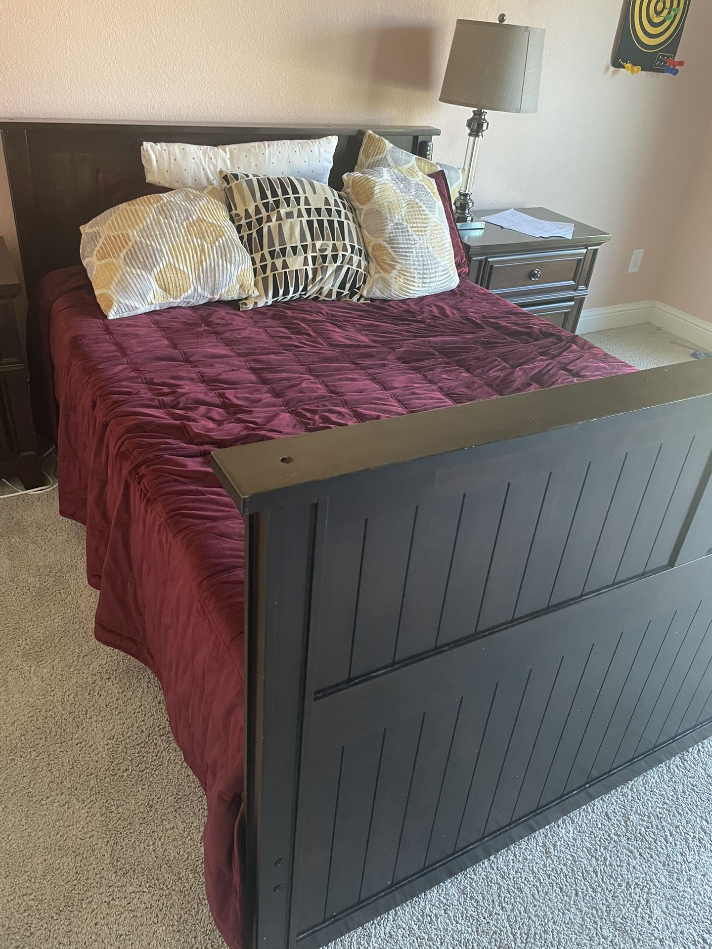 Bunk Bed  Twin  Over Full - Work Full Bed /Twin Bed - Solid Wood 