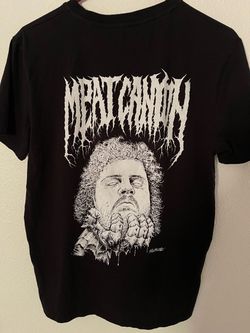 Meat Cannon Black Graphic Band T-Shirt