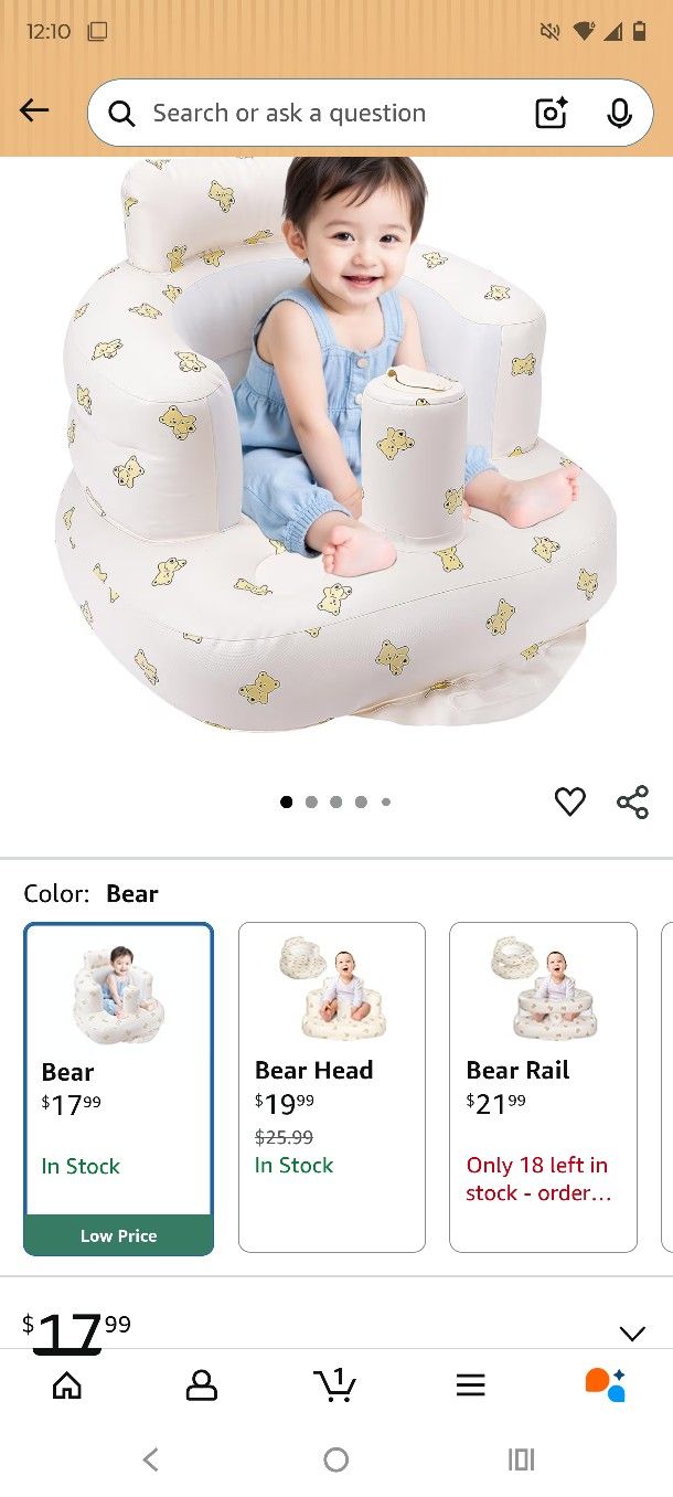 Inflatable Sit Me Up Chair