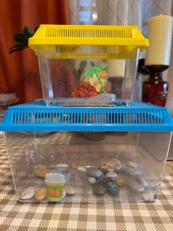 2 Small Pet Critter Tanks / Habitats – $10 OBO