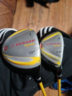 Dunlop Rebel Junior Hybrid Golf Club Set – 1 Driver & 4 Wood