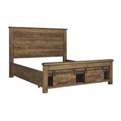 4-Piece Ashley Sommerford Solid Reclaimed Wood Room Suite - King Bed Set