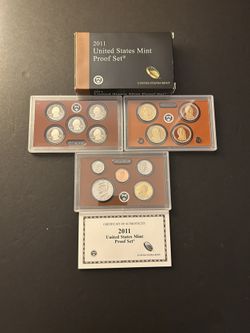 Coins – 2011S Brilliant Uncirculated Proof Set in Original Packaging – Total 14 Coins $33