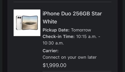 Apple iPhone Duo 256GB Star White
