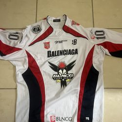 White Balenciaga Hockey Jersey