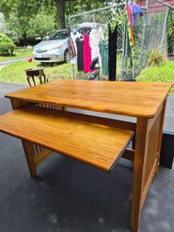 Wooden desk