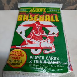 1991 Score Baseball Cards