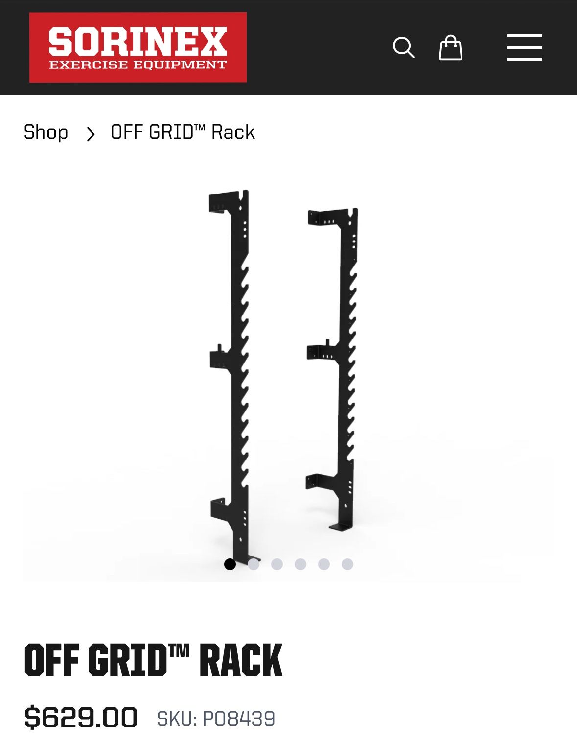 Sorinex Off-Grid Steel Squat Rack