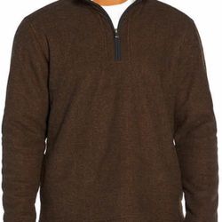 Men’s Orvis Sherpa Lined 1/4 Zip Pullover Size M