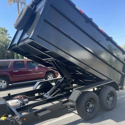 Scissor Lift Dump Trailer
