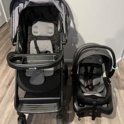 Safety 1st stroller and car seat travel system