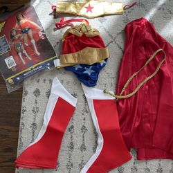 Toddler Wonder Woman Costume 3/4