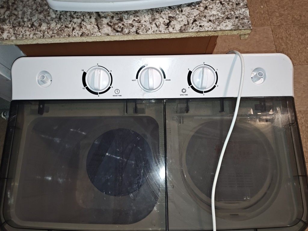 Double Bin Portable Washer