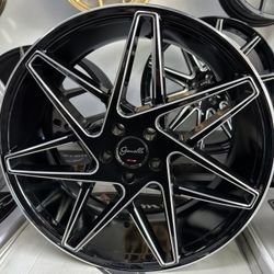 22ā GIANELLE WHEELS WITH TIRES