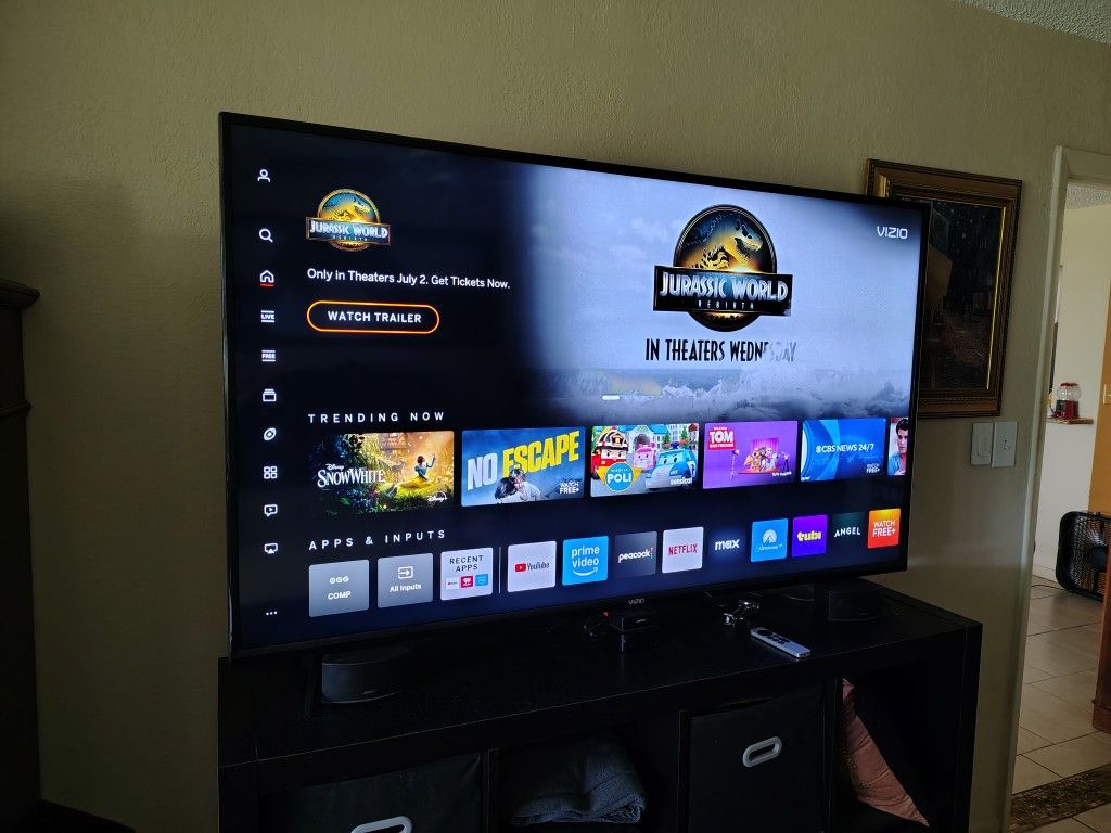65 Inch Visio TV with Apple TV Any Reasonable Offer Welcome 