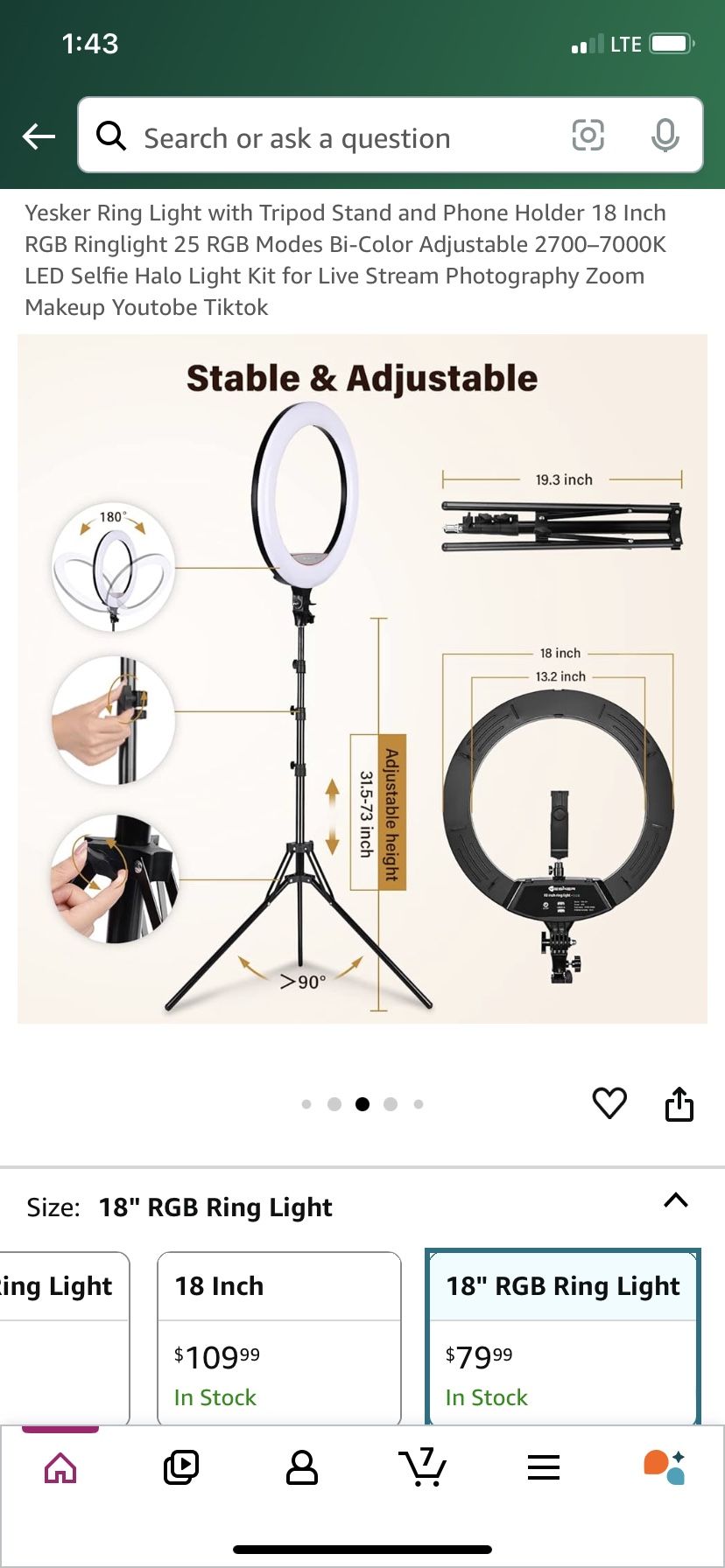 RGB Ring Light 