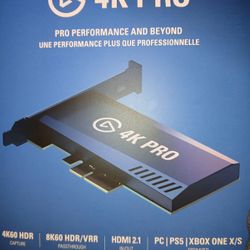 4K PRo Elgato ($190. OBO)
