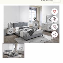 $499 to $525 bedroom set not including mattress and chest