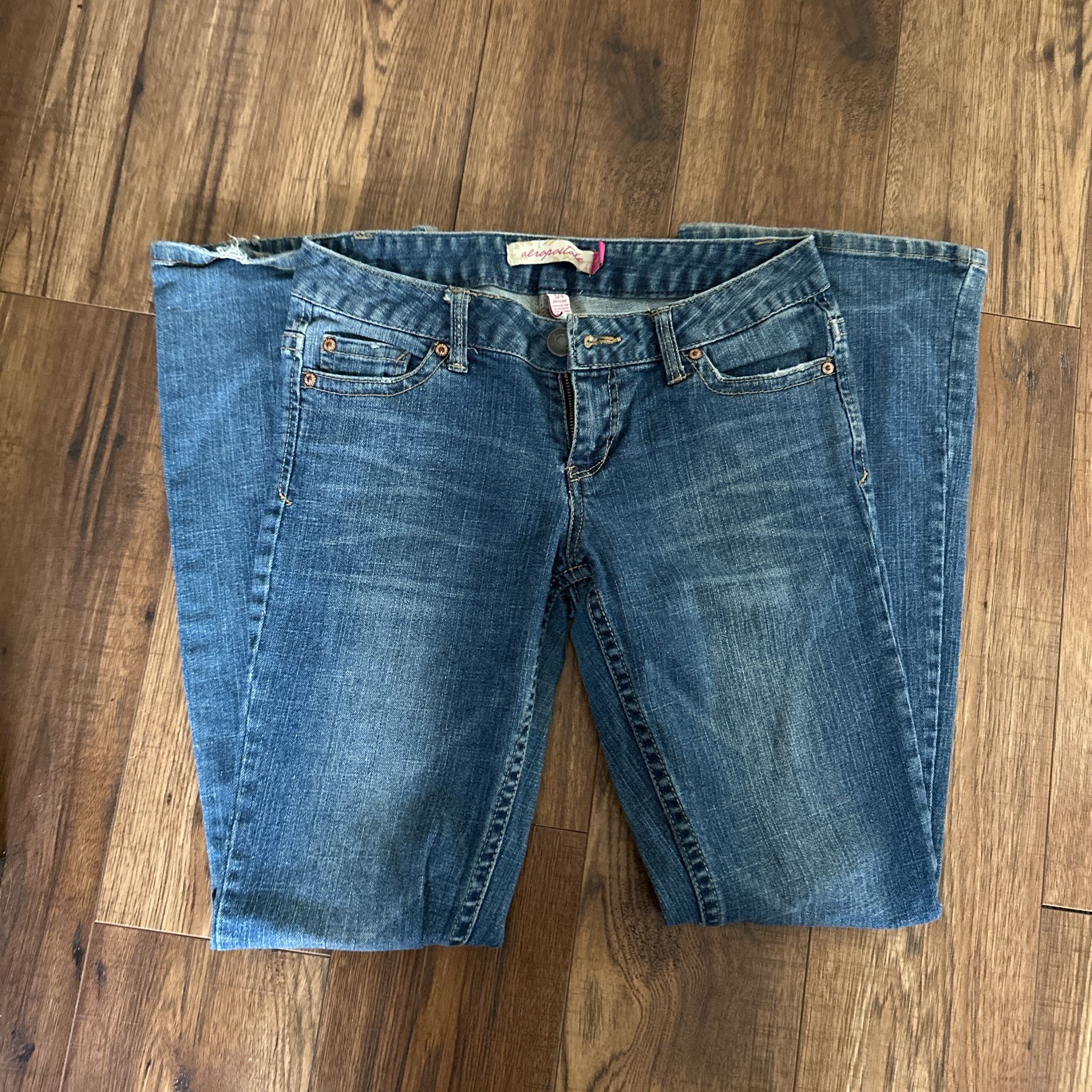 vintage aeropostale low rise flare jeans