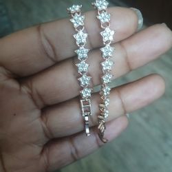 Gold Filled 7 Inch Star Bracelets 