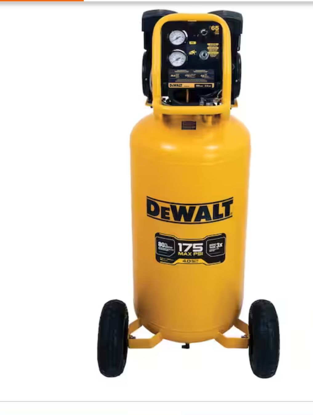 Compresor Dewalt 26 Galones 175 Psi Nuevo Sin Llantas