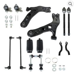 2006-2018 Toyota RAV4 Front Lower Control Arm Ball Joint Tie Rod Kit Replacement