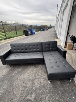 Pleather Couch