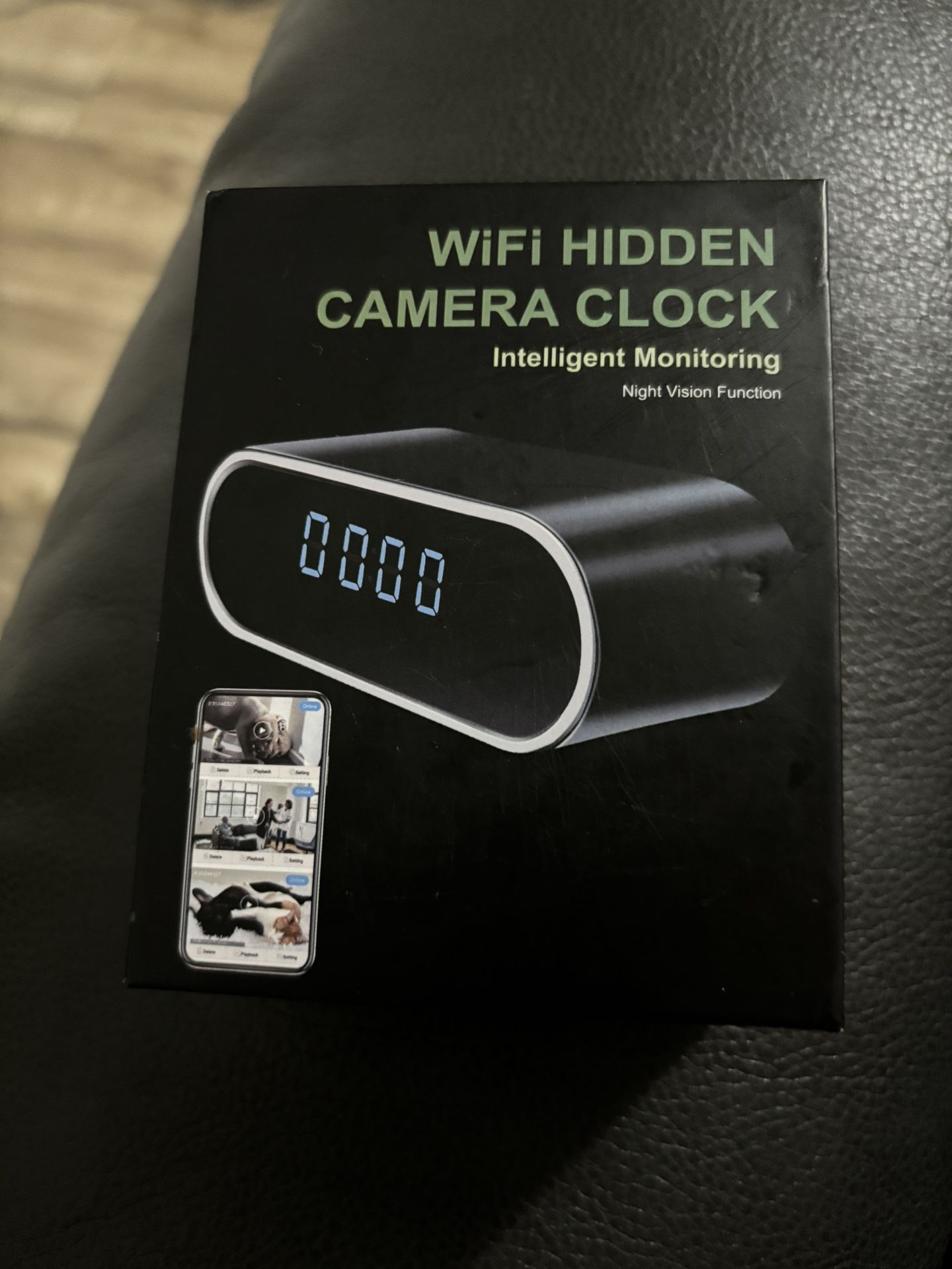 Wifi Hidden Camera Clock