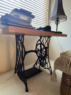Antique sewing table