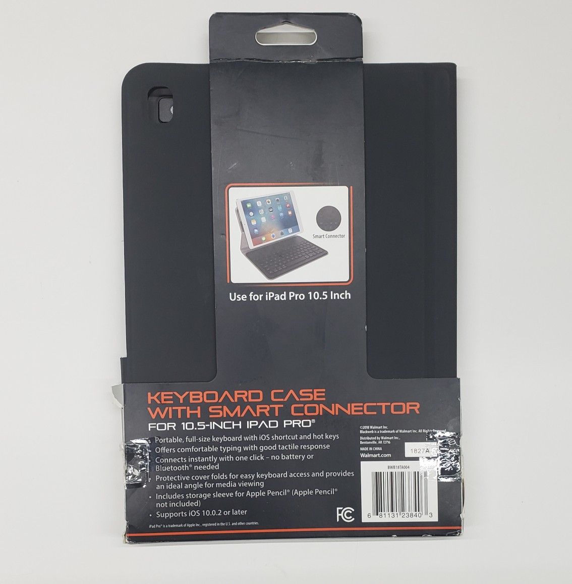 Blackweb 10.5" ipad Pro Keyboard Case With Smart Connecter
