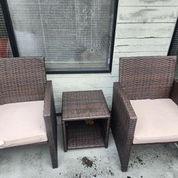 Patio Chairs And Table
