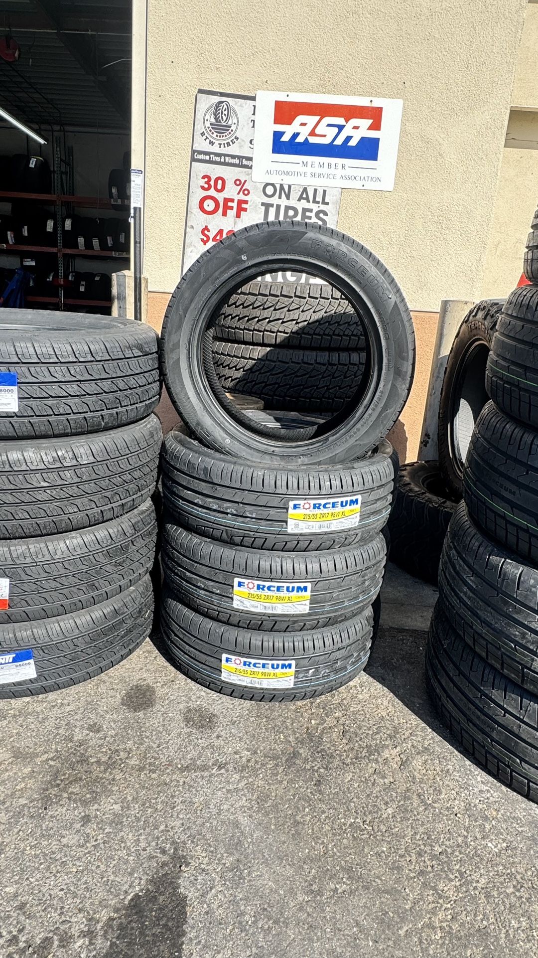 P215-55R17 Brand New Tires For Sale