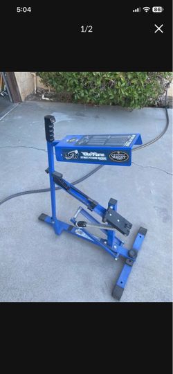 Blue flame pitching machine
