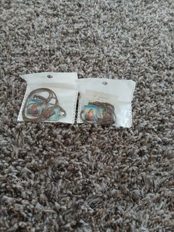 Religious Icon Pendant Necklaces Set of 2