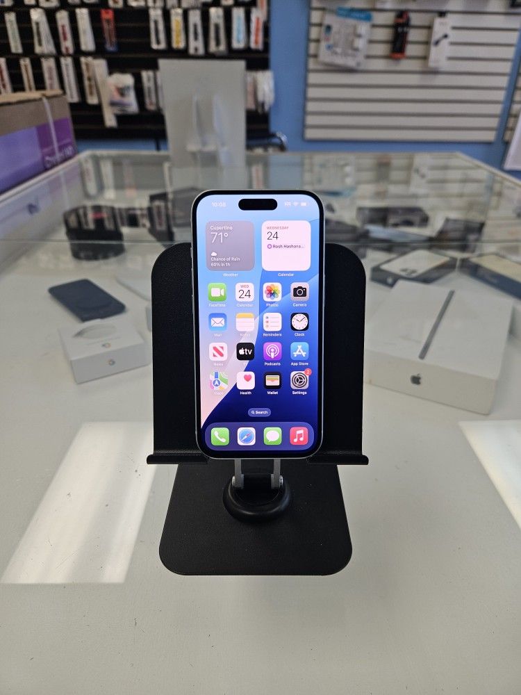 iPhone 15 128 GB Unlocked (Physical & E-Sim) Blue Battery Health 100%