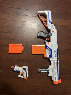Nerf Retaliator And Pistol 