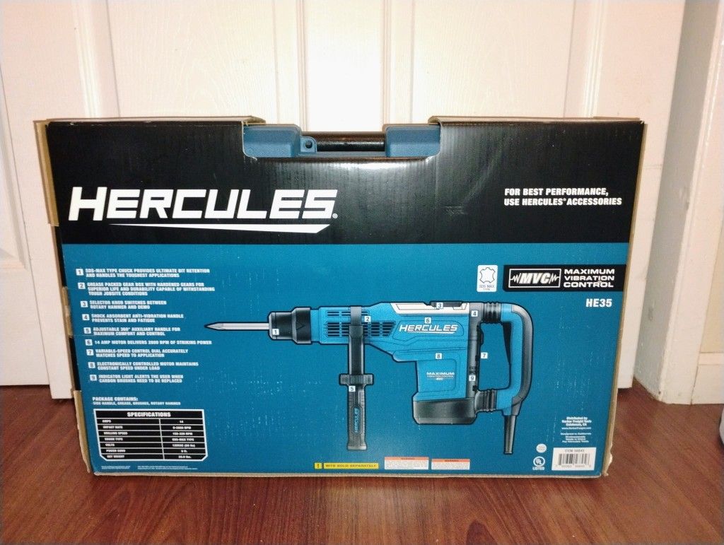 (BRAND NEW/UNOPENED)..HERCULES 2in1 ROTARY HAMMER/DEMO HAMMER