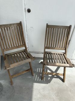 wooden teak folding chairs