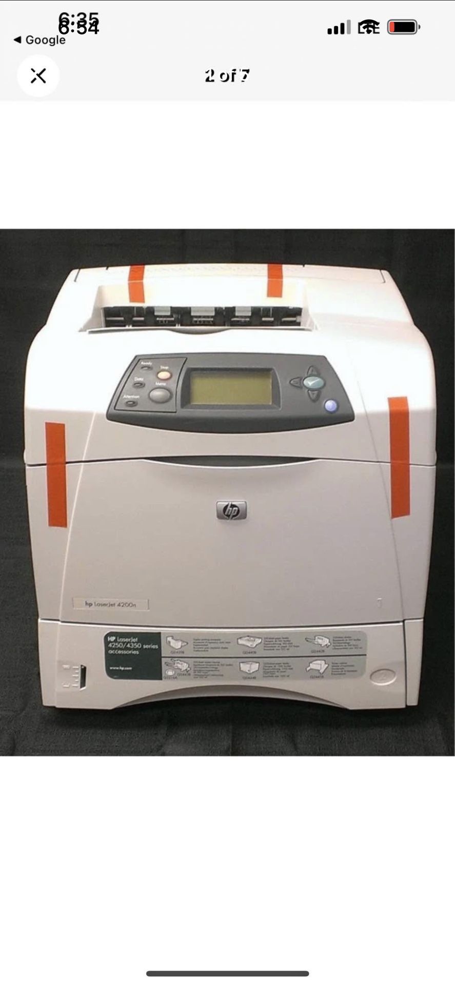 HP LaserJet 4250N Printer
