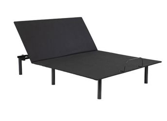 Head up only King Size adjustable bed frame with wired remote.