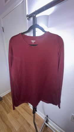 Lands’ End Red Long Sleeve Crewneck Tee - Women’s Plus Size XL (18)