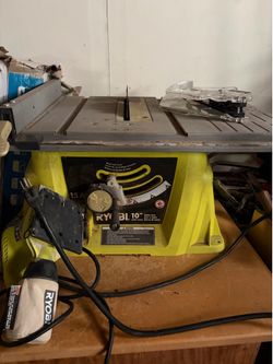 Ryobi table saw 10' and sander bundle
