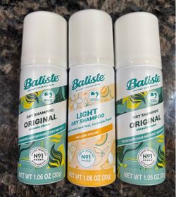 NEW BATISTE DRY SHAMPOO SET OF 3…..$7 for all!