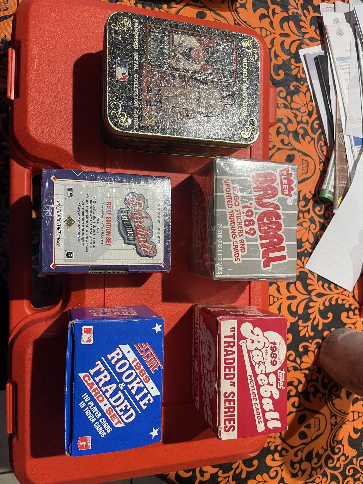 baseball card sets see description for details All for $100 1989 all have Griffey rookies