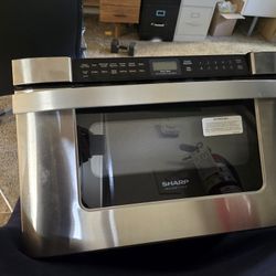 Sharp Insight Pro 24" Pull Drawer Microwave 