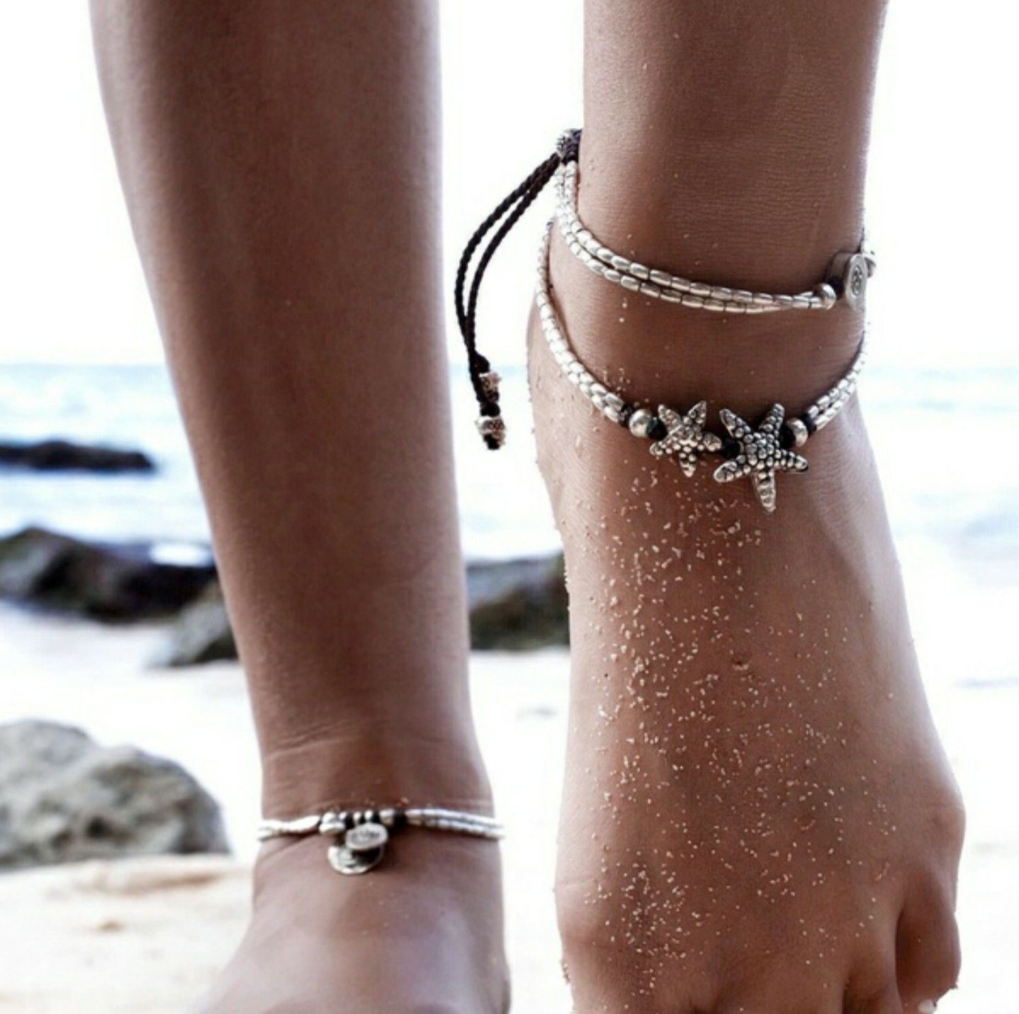 Sea Shore Star Anklet