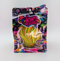 Groovy Mushy Squishy Gel Squeeze Ball Stress Reliever, Multicolor 3.5 in