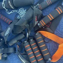 Gym Gear - Fat Grips Barbell Covers , Tricep Ropes . Push Downs /Fly Handles Assorted ! Top Quality … 